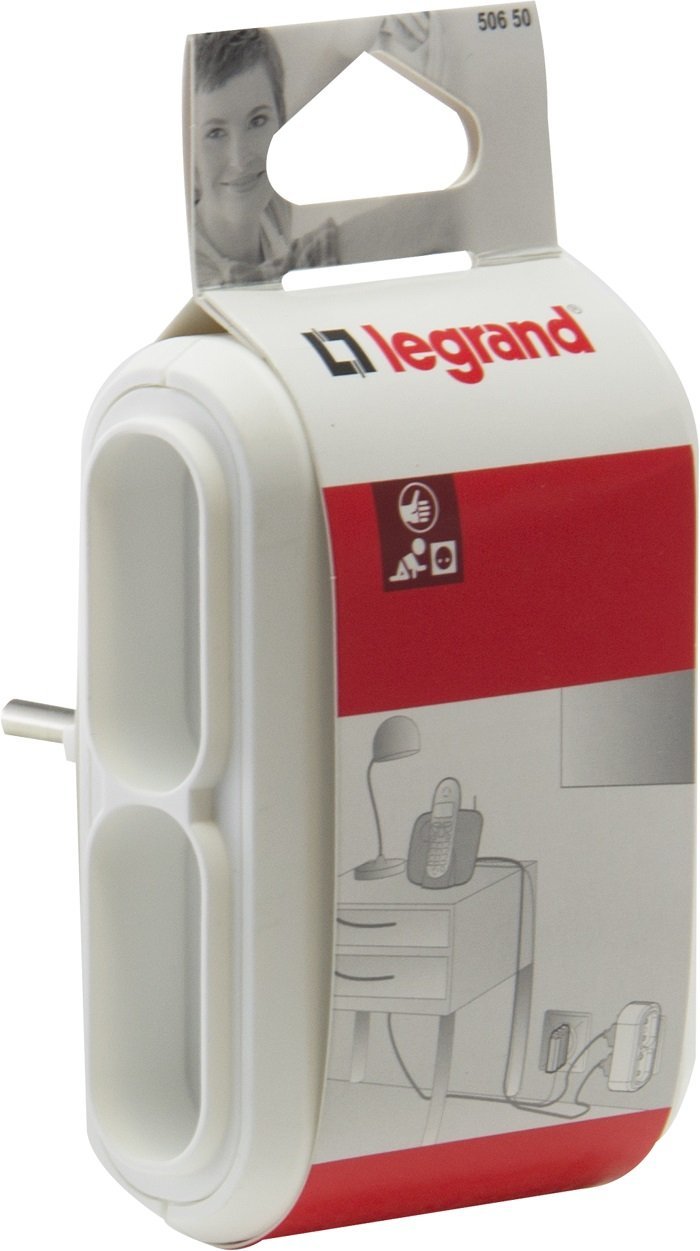 Adaptador 4 Tomadas Legrand Branco (50650)