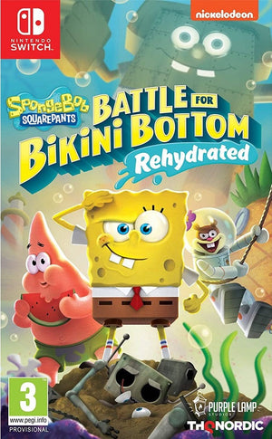 Jogo Switch SpongeBob SquarePants: Battle for Bikini Bottom - Rehydrated