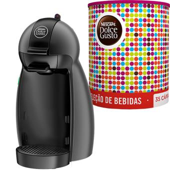Máquina de Café Cápsulas Krups Dolce Gusto Piccolo KP100BP10