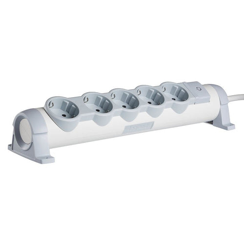 Extensão Elétrica Legrand Giratória 5 Tomadas com interruptor 3m (694632)