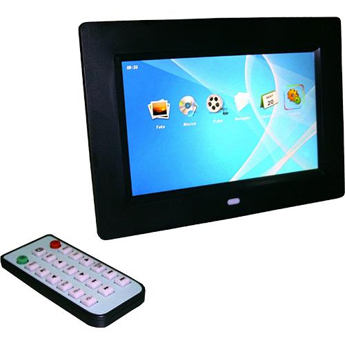 Moldura Digital 7'' BF2 - Preto