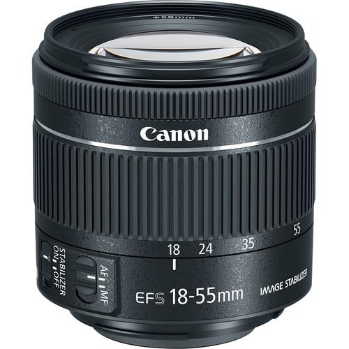 Objetiva Canon EF-S 18-55mm F4-5.6 IS STM
