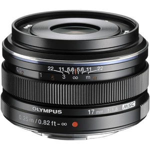 Objetiva Olympus M.Zuiko Digital 17mm F1.8 - Preto