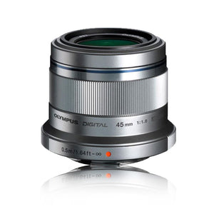 Objetiva Olympus M.Zuiko Digital 45mm F1.8 - Prateado