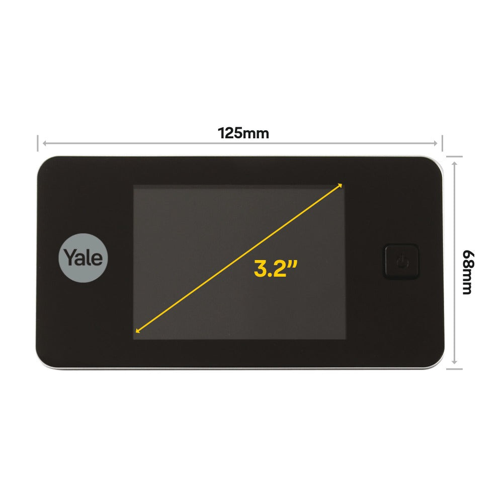 Visor digital Yale DDV 500 - Preto