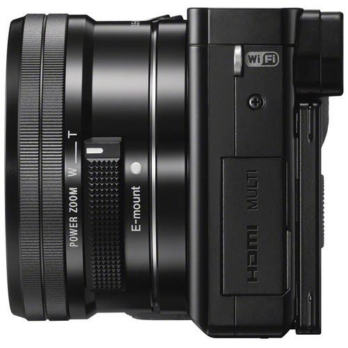 Máquina Fotográfica Mirrorless Sony Alpha a6000 - Preto + SEL1650 16-50mm f/3.5-5.6 PZ OSS + SEL55210 55-210mm f/4.5-6.3 OSS