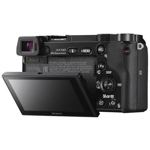 Máquina Fotográfica Mirrorless Sony Alpha a6000 - Preto + SEL1650 16-50mm f/3.5-5.6 PZ OSS + SEL55210 55-210mm f/4.5-6.3 OSS