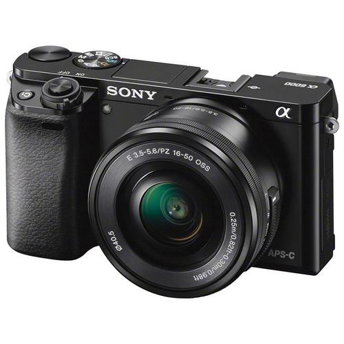 Máquina Fotográfica Mirrorless Sony Alpha a6000 - Preto + SEL1650 16-50mm f/3.5-5.6 PZ OSS + SEL55210 55-210mm f/4.5-6.3 OSS