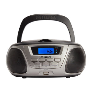 Rádio CD Aiwa BBTU-300TN CD MP3 USB Bluetooth Prateado