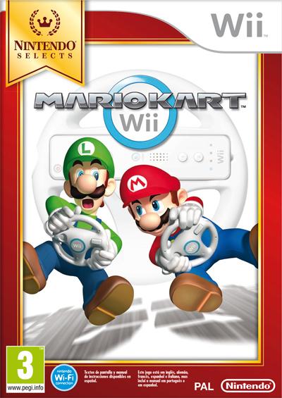 Selects Mario Kart s/Volante Wii