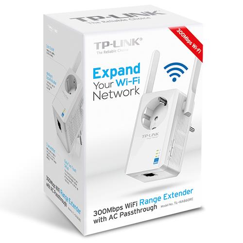 TP-Link Range Extender Wireless N300 Passthrough AC TL-WA860RE
