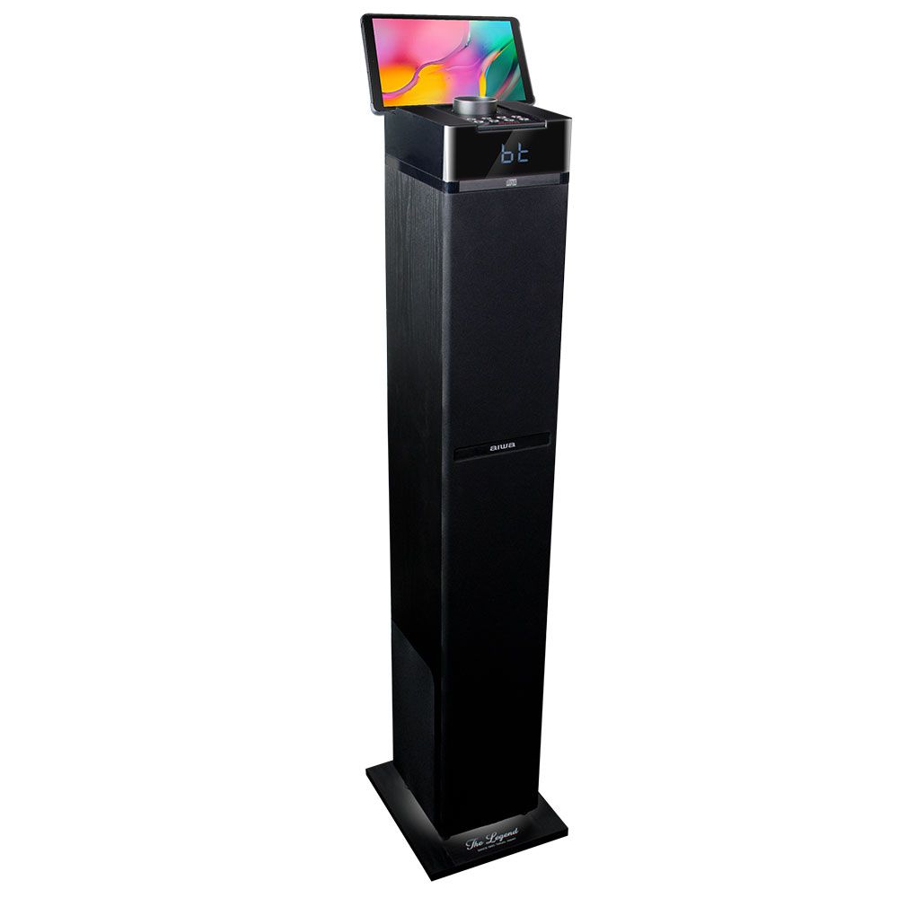Torre de Som Bluetooth Aiwa TS-990CD CD USB SD MP3 120W Preto
