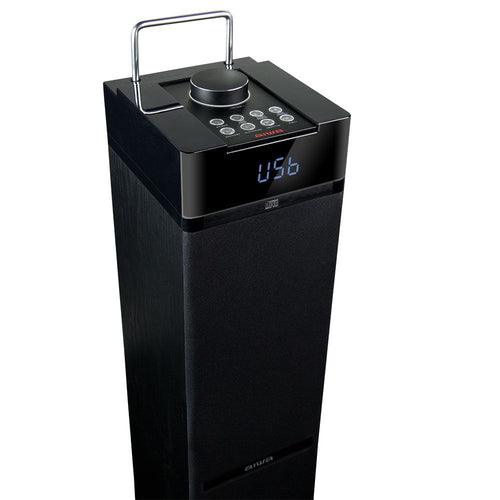 Torre de Som Bluetooth Aiwa TS-990CD CD USB SD MP3 120W Preto