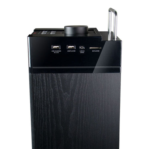 Torre de Som Bluetooth Aiwa TS-990CD CD USB SD MP3 120W Preto