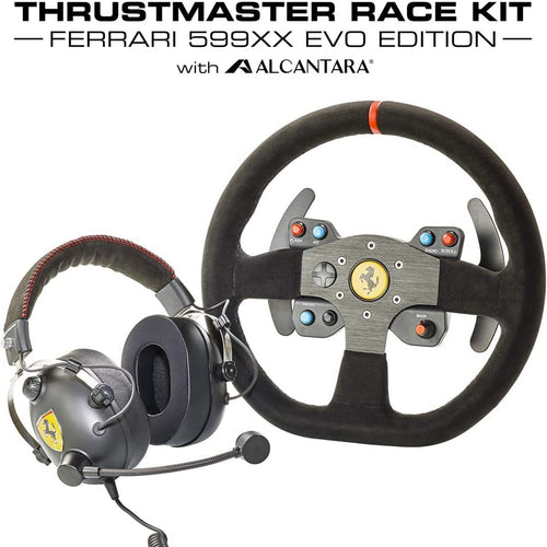Kit Volante Thrustmaster Multi Ferrari 599xx Evo 30 Add-On Alcantara Edition + Headset Ferrari