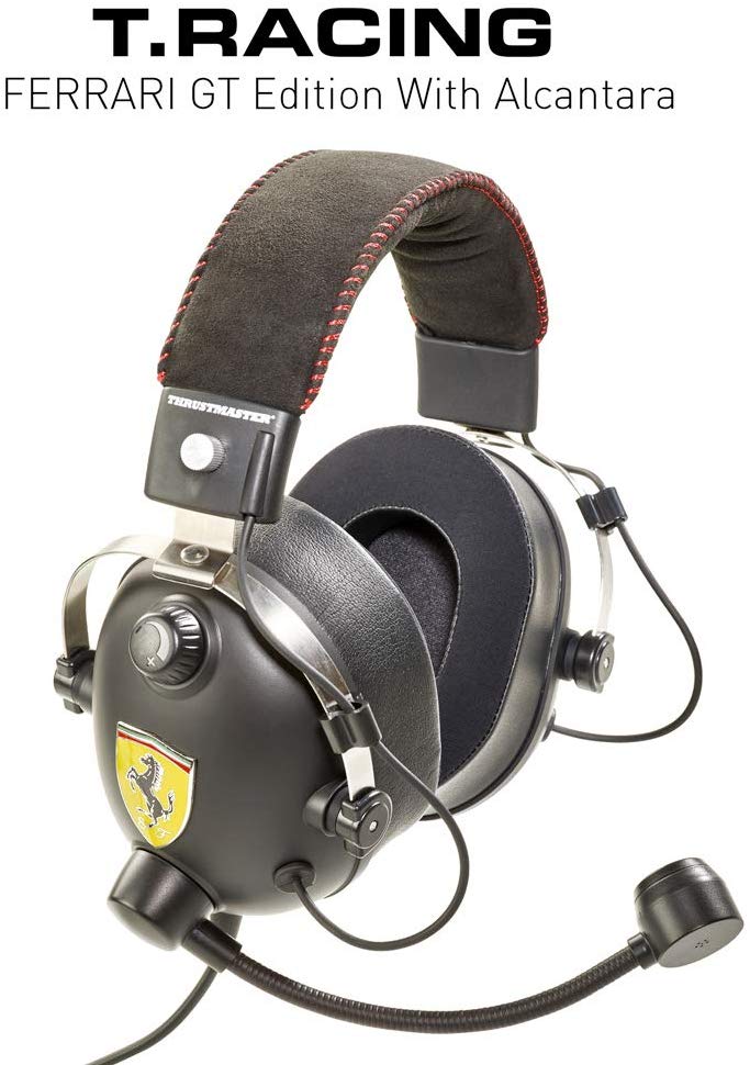 Kit Volante Thrustmaster Multi Ferrari 599xx Evo 30 Add-On Alcantara Edition + Headset Ferrari