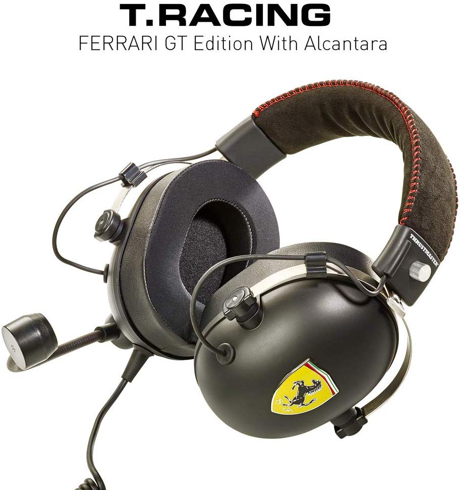 Kit Volante Thrustmaster Multi Ferrari 599xx Evo 30 Add-On Alcantara Edition + Headset Ferrari