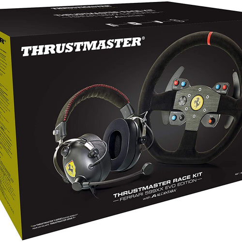 Kit Volante Thrustmaster Multi Ferrari 599xx Evo 30 Add-On Alcantara Edition + Headset Ferrari