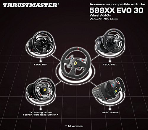 Kit Volante Thrustmaster Multi Ferrari 599xx Evo 30 Add-On Alcantara Edition + Headset Ferrari