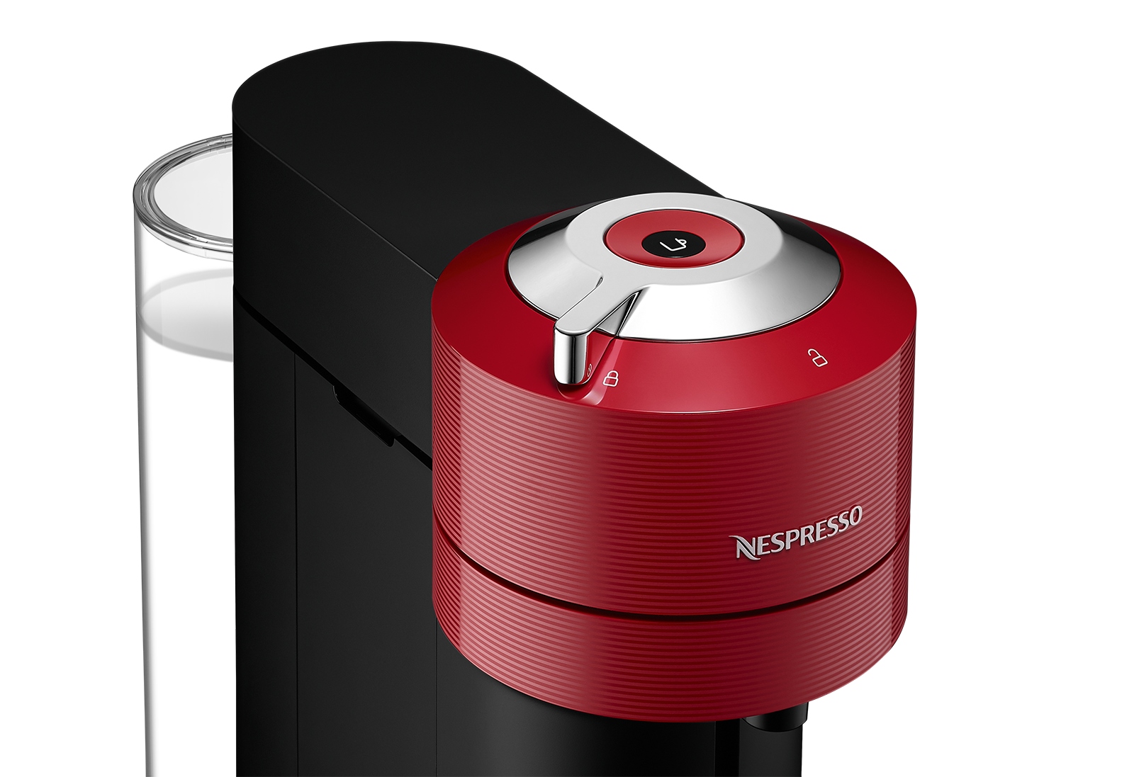 Máquina de Café Cápsulas Nespresso Krups Vertuo Next XN9105P3 Vermelha