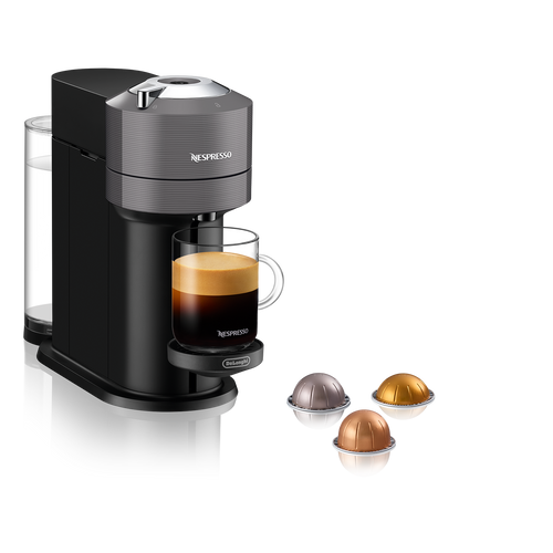 Máquina de Café Cápsulas Nespresso DeLonghi Vertuo Next EN120.GY Cinza