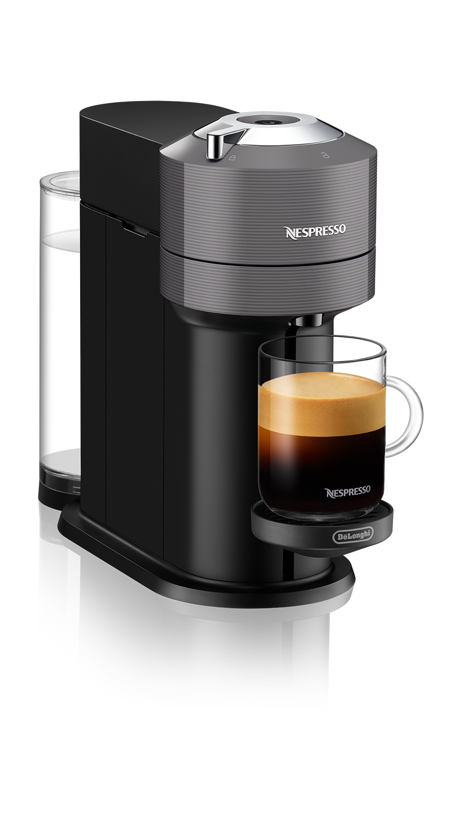 Máquina de Café Cápsulas Nespresso DeLonghi Vertuo Next EN120.GY Cinza