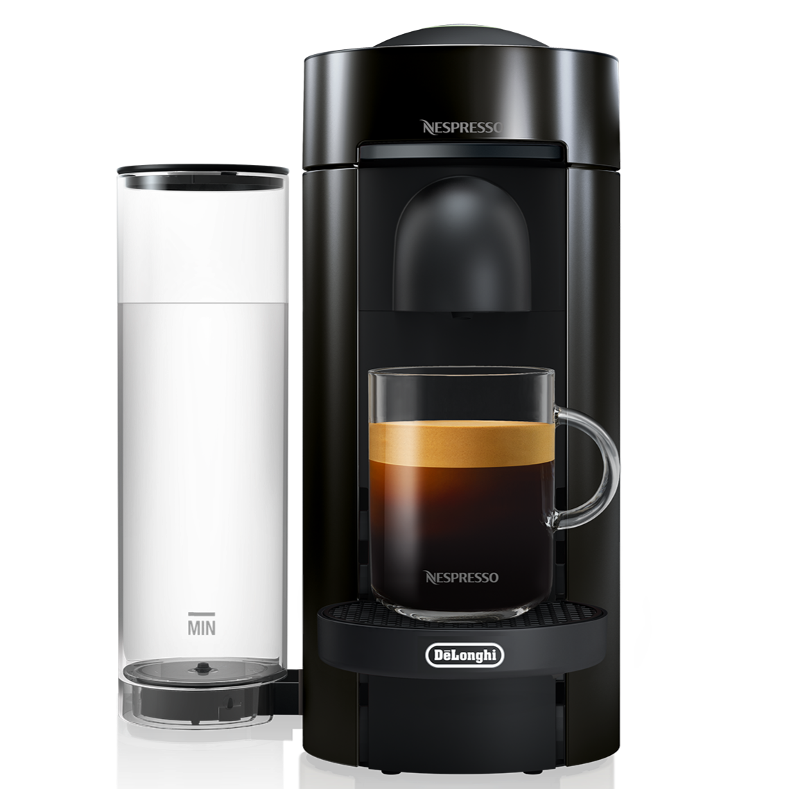 Máquina de Café Cápsulas Nespresso DeLonghi Vertuo Plus EN150.B Preto