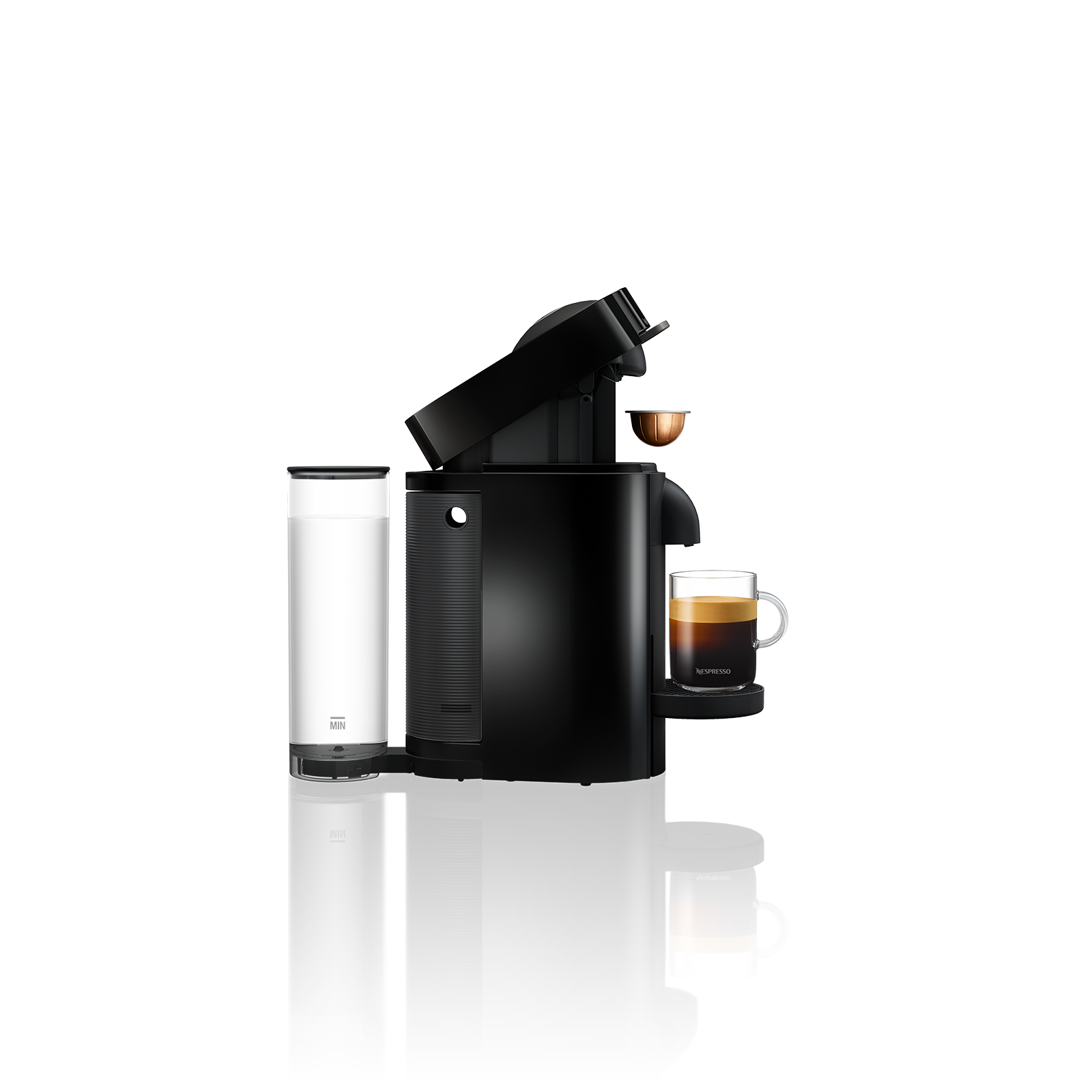 Máquina de Café Cápsulas Nespresso DeLonghi Vertuo Plus EN150.B Preto