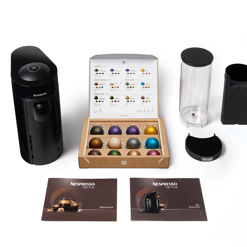 Máquina de Café Cápsulas Nespresso DeLonghi Vertuo Plus EN150.B Preto
