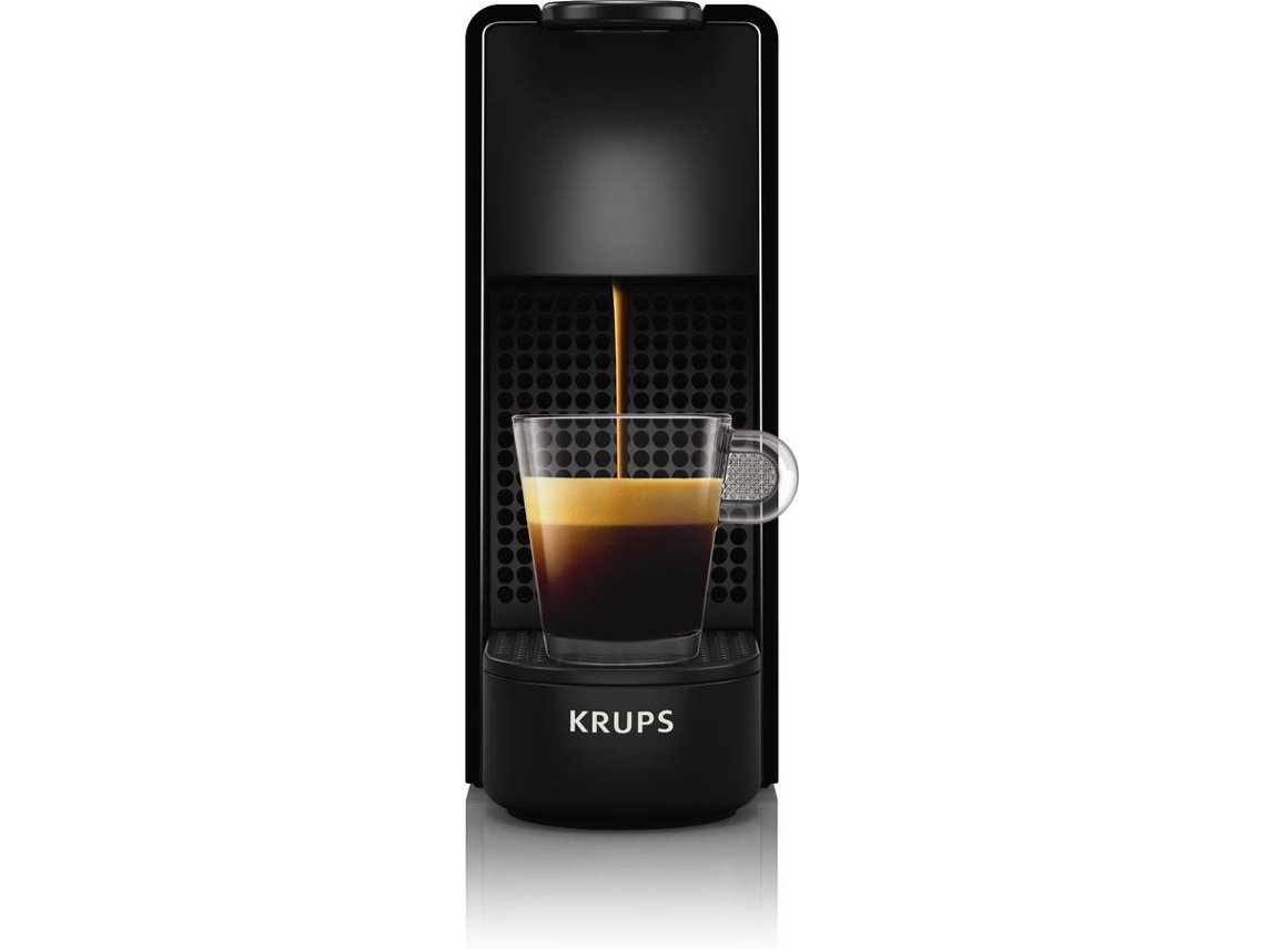 Máquina de Café Cápsulas Nespresso Krups Essenza Mini XN1108 Preta