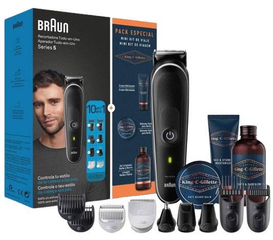 Aparador Multigroom Braun 10 em 1 MGK5411 Série 5