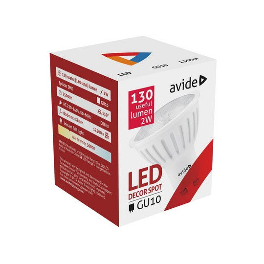 Lâmpada LED Avide GU10 2W