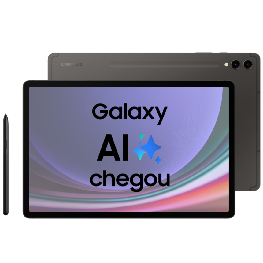 Tablet Samsung Galaxy Tab S9+ Preto - 12.4" 512GB 12GB RAM Octa-core 5G