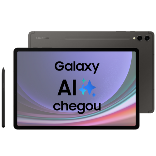 Tablet Samsung Galaxy Tab S9+ Preto - 12.4" 512GB 12GB RAM Octa-core 5G