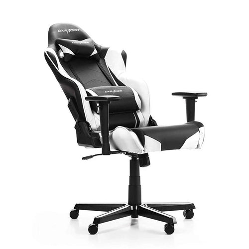Cadeira Gaming DXRacer Racing R0 - Preto e Branco
