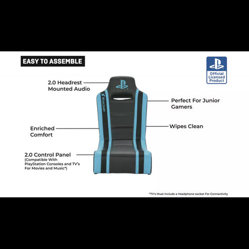 Cadeira Gaming X-Rocker Playstation Geist 2.0 Floor