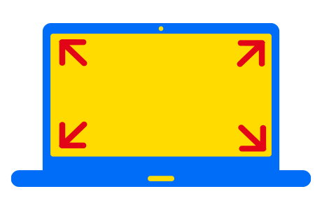 Dimensões do Ecrã