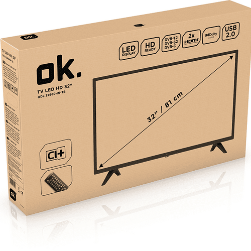 TV OK. ODL ODL 32960HN-TB LED 32" HD