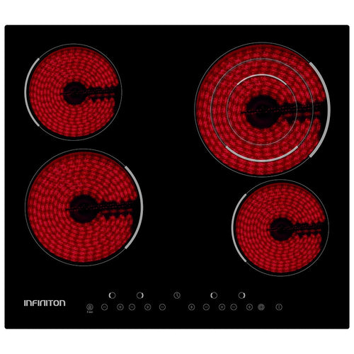 Conjunto Placa Vitrocerâmica + Forno Infiniton HV-V406