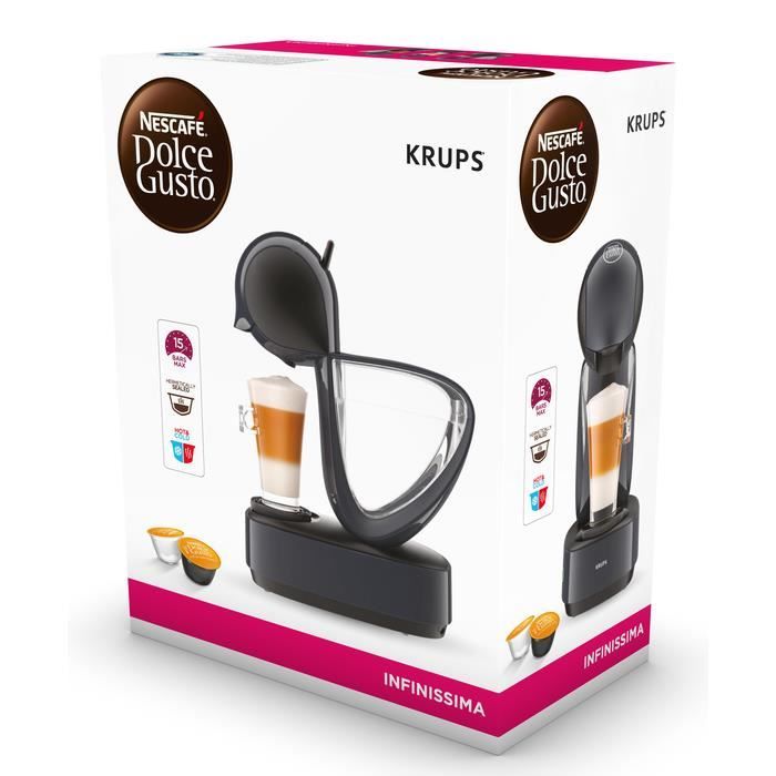 Máquina de Café Cápsulas Dolce Gusto Krups Infinissima KP173BP12 + 32 Cáps. oferta