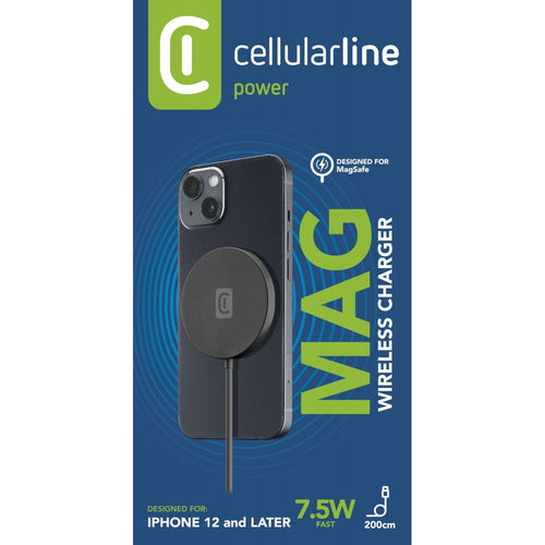 Carregador Wireless Cellularline MagSafe Preto