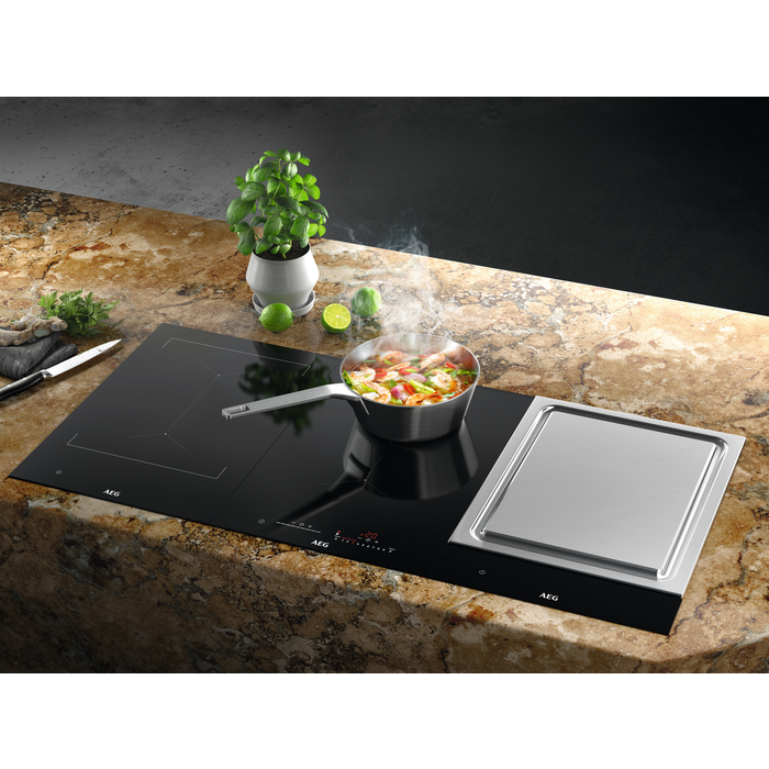Placa Indução AEG ITE42600KB Teppanyaki 2 Zonas 36cm