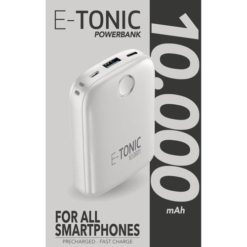 Powerbank Cellularline E-Tonic 10000 mAh Branco