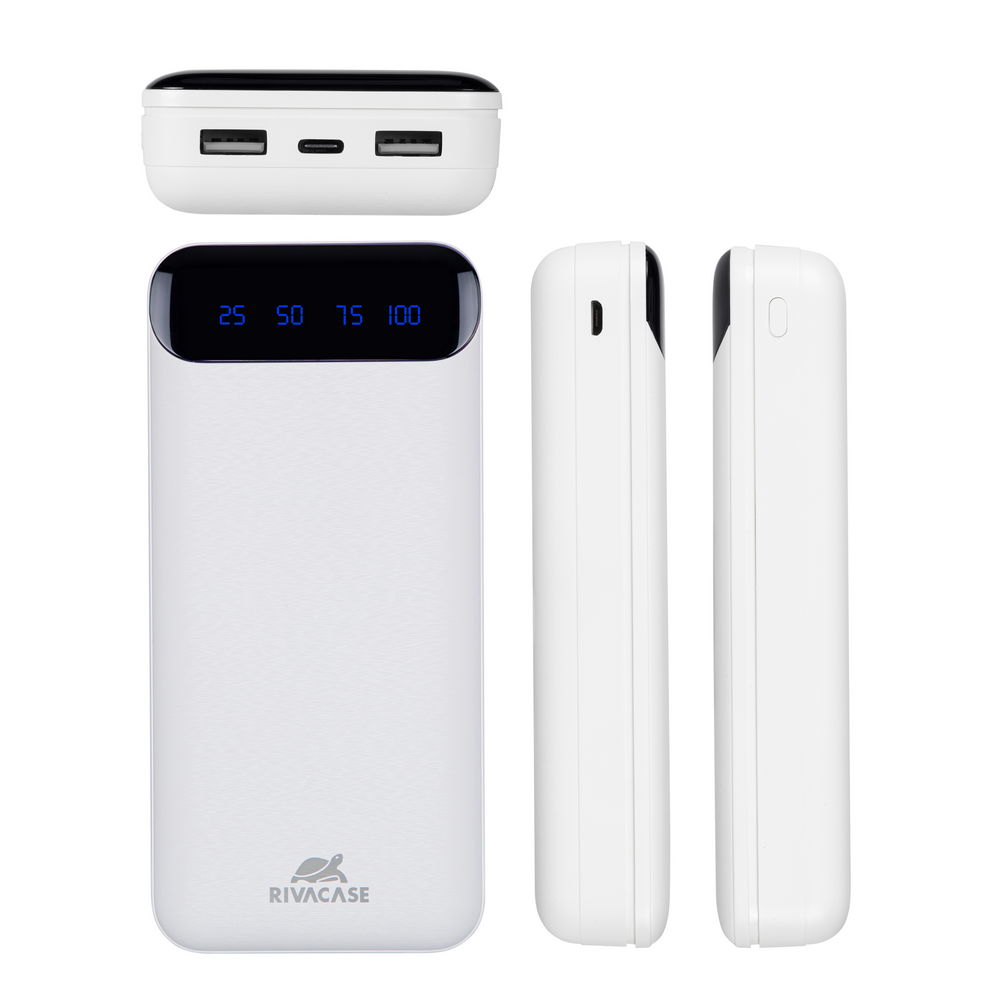 Powerbank Rivacase 20000mAh VA2280 LCD Branco